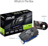 Asus PH-GT1030-O2G GeForce 2GB Phoenix Fan HDMI DVI Graphics Card 889349743447  [New]