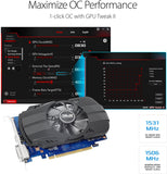 Asus PH-GT1030-O2G GeForce GT 1030 2GB Phoenix Fan HDMI DVI Graphics Card 889349743447  [New]