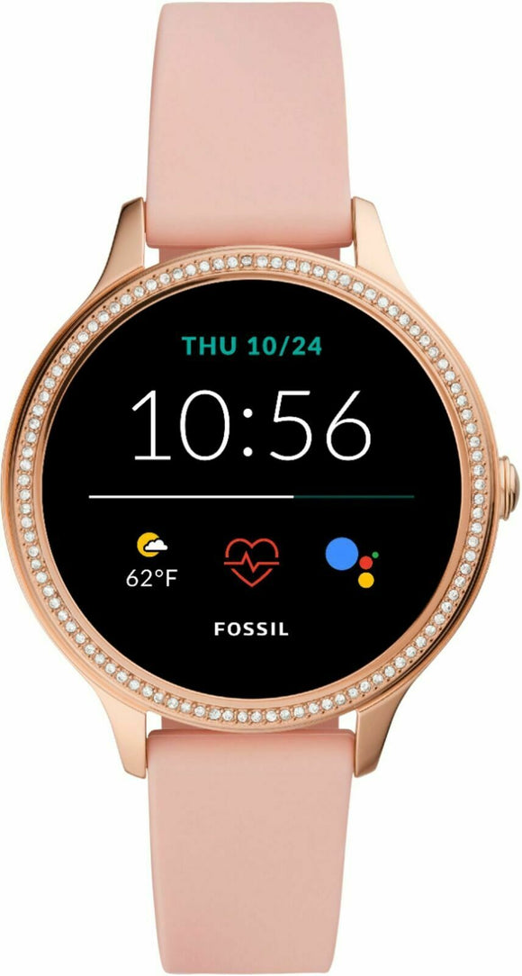 Fossil - Gen 5e Smartwatch 42mm Silicone - Blush 0796483513556  [New]