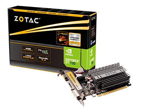 ZOTAC GeForce GT 730 Zone Edition 4GB DDR3 PCI Express 2.0 x16 (x8 lanes) Graphics Card (ZT-71115-20L) 816264015359  [New]
