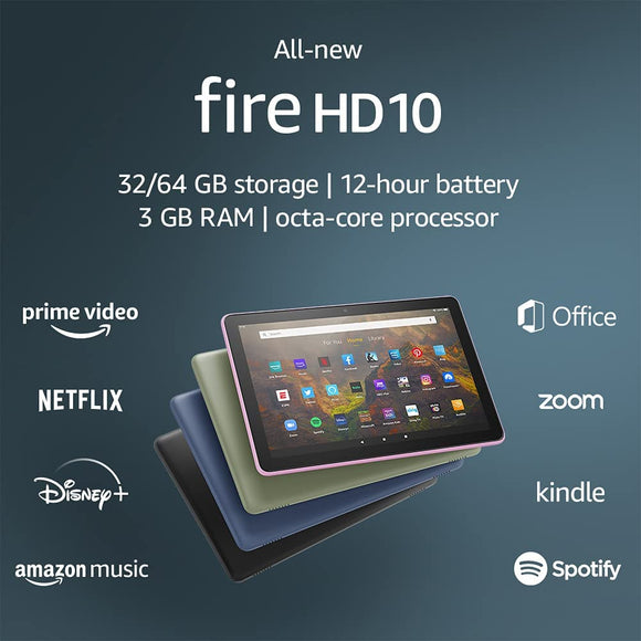 NEW Fire HD 10 tablet, 10.1